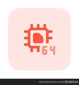 64-bit cpu designed for data processing.