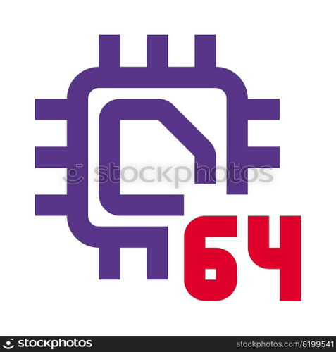 64-bit cpu designed for data processing.