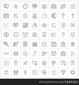 64 Editable Vector Line Icons and Modern Symbols of sheriff, cowboy, text, training, mathematics Vector Illustration