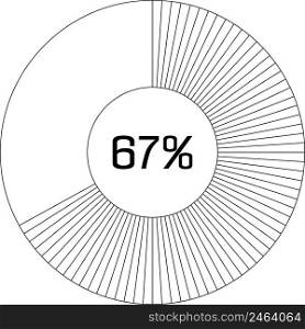 67   pie chart percentage infographic round pie chart percentage