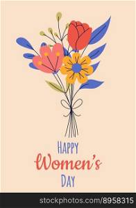 8 march, International Women’s Day. Greeting card or postcard templates with bouquet of flowers for card, poster, flyer. Girl power, feminism, sisterhood concept. 8 march, International Women’s Day. Greeting card or postcard templates with bouquet of flowers for card, poster, flyer. Girl power, feminism, sisterhood concept.