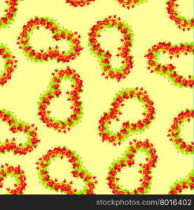 8 March. Seamless pattern. From the flowers