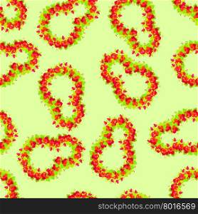8 March. Seamless pattern. From the flowers
