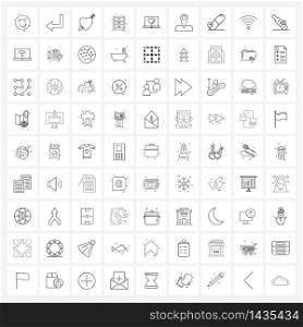 81 Editable Vector Line Icons and Modern Symbols of computer, heart, heart arrow, love, home Vector Illustration