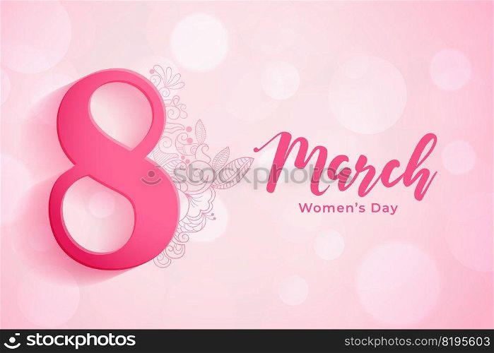 8th march background for women’s day celebration