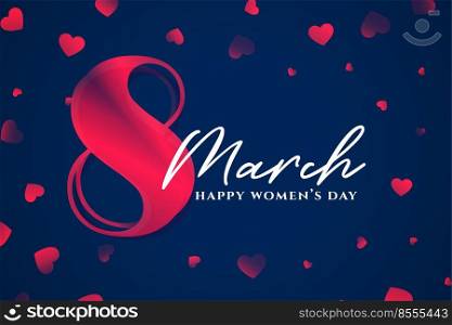 8th march happy womens day stylish background