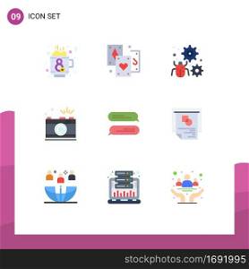 9 Creative Icons Modern Signs and Symbols of capture, photo, configure, photography, gear Editable Vector Design Elements