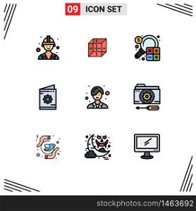 9 Creative Icons Modern Signs and Symbols of doctor, muslim, analysis, ramadan, card Editable Vector Design Elements