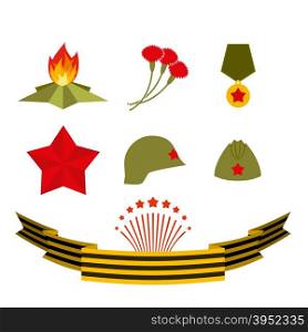 9 may. Set elements victory day