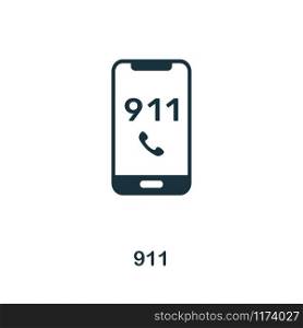 911 icon. Creative element design from fire safety icons collection. Pixel perfect 911 icon for web design, apps, software, print usage.. 911 icon. Creative element design from fire safety icons collection. Pixel perfect 911 icon for web design, apps, software, print usage