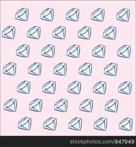 A background in pale pink colour with lot of diamonds on it , vector, color drawing or illustration.