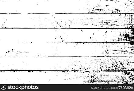 A background of weathered white wooden plank (vector)