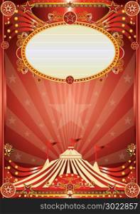 A beautiful circus poster for your entertainment