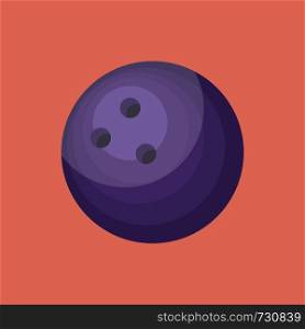 A Blue ball with shades ball is printed with a sad expression vector color drawing or illustration.