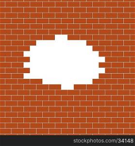 A brick wall background, vector eps10 illustration
