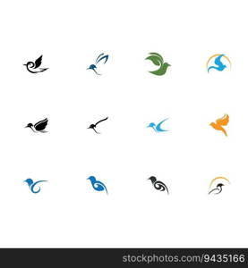 a bunch of bird logos, bird logos are great for office brands, companies, tourist attractions and others on a white background