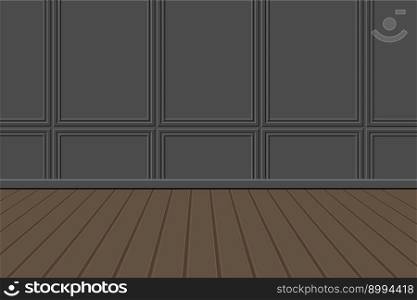 a classic interior background wooden floor and wall decor vector illustration empty room. classic interior background wooden floor and wall decor vector illustration empty room