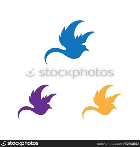 a collection of beautiful and charming bird logos on a white background