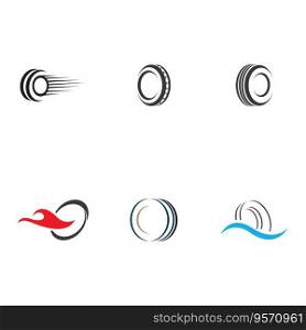 a collection Tire Logo and symbol  Vector design Image