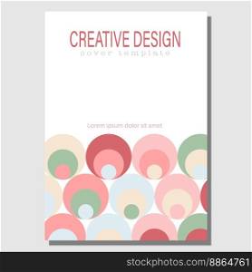 A creative idea for the design of a cover, banner, poster, postcard. Template for corporate style, interior, prints and decorations. Layout for creative design