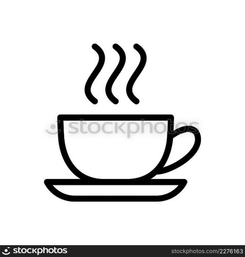 A cup of coffee icon vector design template