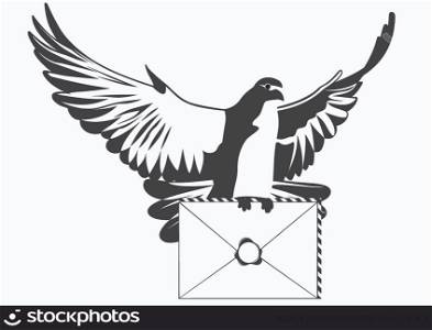 A dove with a letter