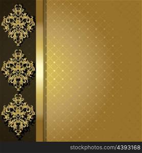 A gold background. This file contains transparency.
