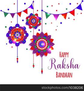 A graphic design for an Indian festival - Raksha Bandhan.. A graphic vector design for an Indian festival - Raksha Bandhan.
