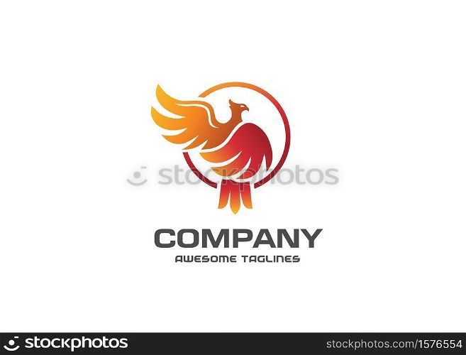 A great stylish of Eagle or Hawk illustration that suitable for investment, finance or technology business