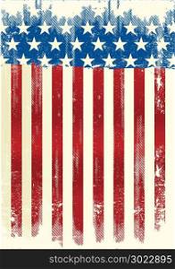 A grunge american poster