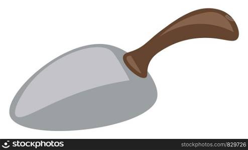 A hand-held putty tool vector or color illustration