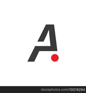 A initial letter logo template