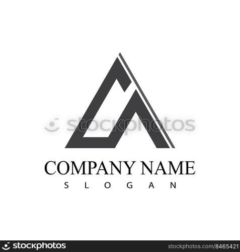 A initial letter logo vector template design