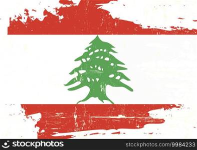 A Lebanon grunge flag for you