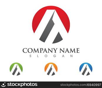 A Letter Logo Business. A Letter Logo Business Template Vector icon