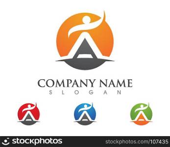 A Letter Logo Business Template. A Letter Logo Business Template Vector icon
