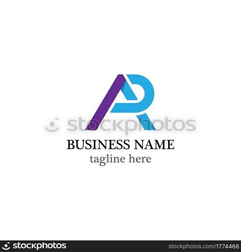 A Letter logo business template vector icon
