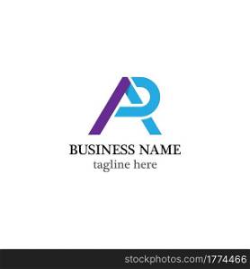 A Letter logo business template vector icon