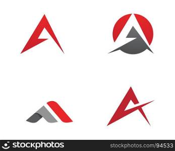 A Letter Logo Business Template Vector icon design