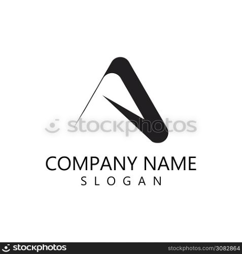 A letter logo creative vector template illustration design