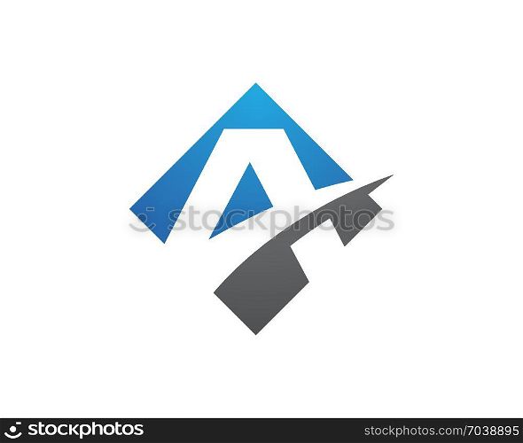 A Letter Logo Template . A Letter Logo Business Template Vector icon