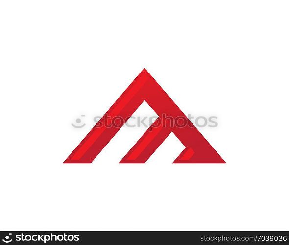 A Letter Logo Template . A Letter Logo Business Template Vector icon