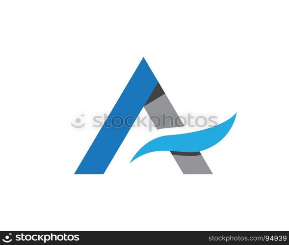 A Letter Logo Template. A Letter Logo Business Template Vector icon