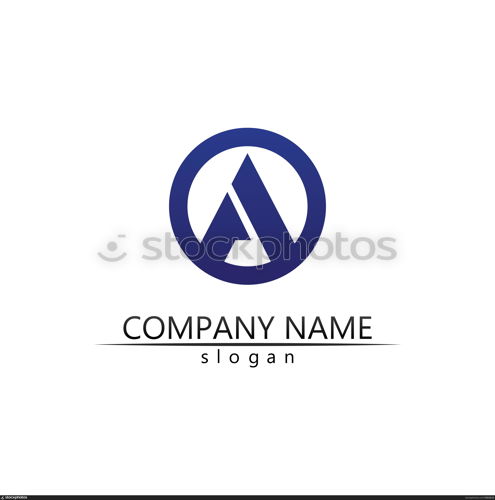 A Letter Logo Template vector icon illustration design