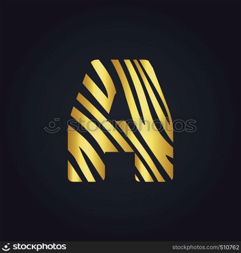 A letter logo vector design. Initial letter A logo design.