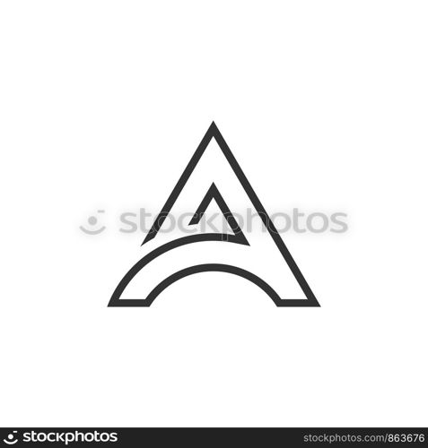 A Letter Vector Logo Template Illustration Design. Vector EPS 10.