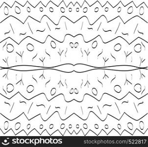 A line drawing of several circles and lines vector color drawing or illustration