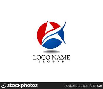A Logo Business Template Vector