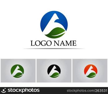 A Logo Business Template Vector icon