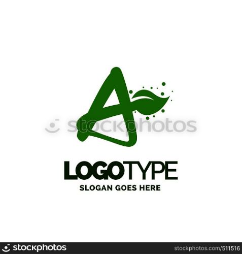 A logo with Leaf Element. Nature Leaf logo designs, Simple leaf logo symbol. Natural, eco food. Organic food badges in vector. Vector logos. Natural logos with leaves. Creative Green Natural Logo template.